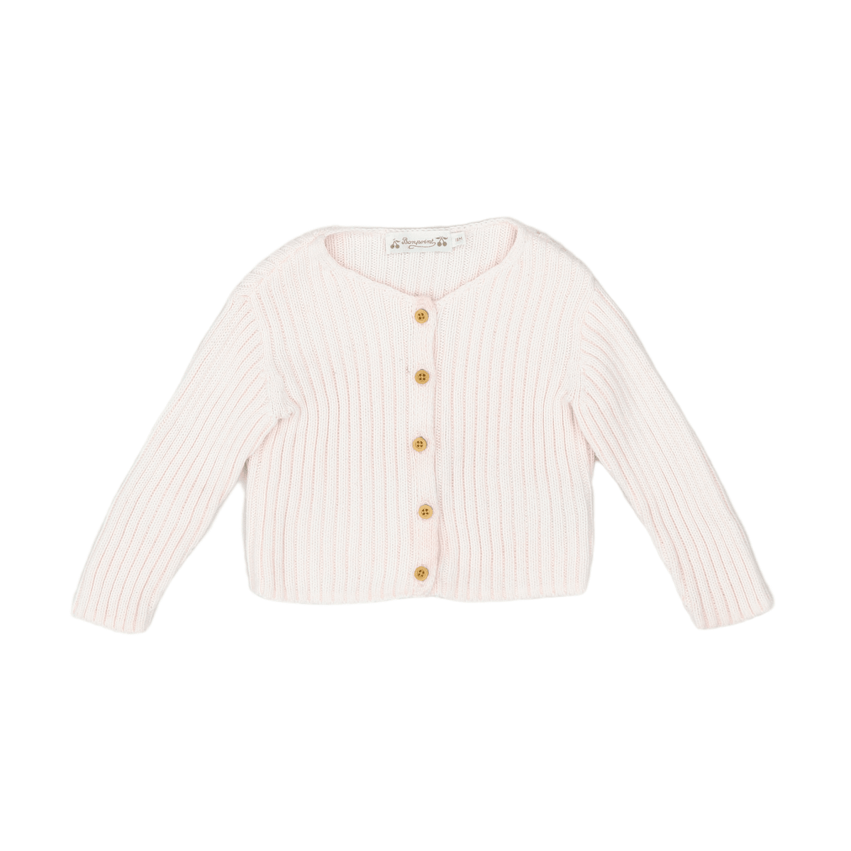 BONPOINT - CARDIGAN - PINK - 18 MONTHS