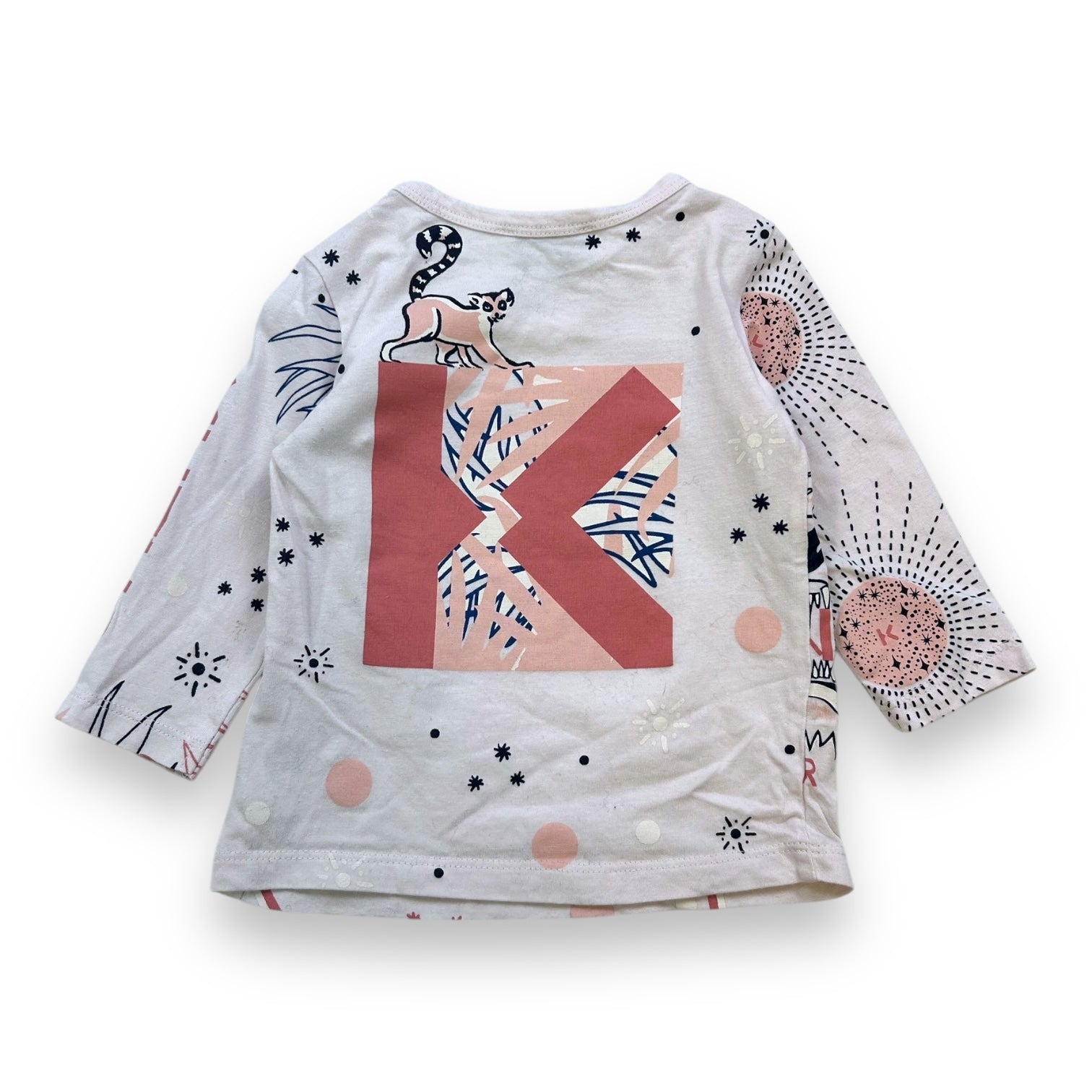 KENZO - T-SHIRT - ROSA - 6 MONATE