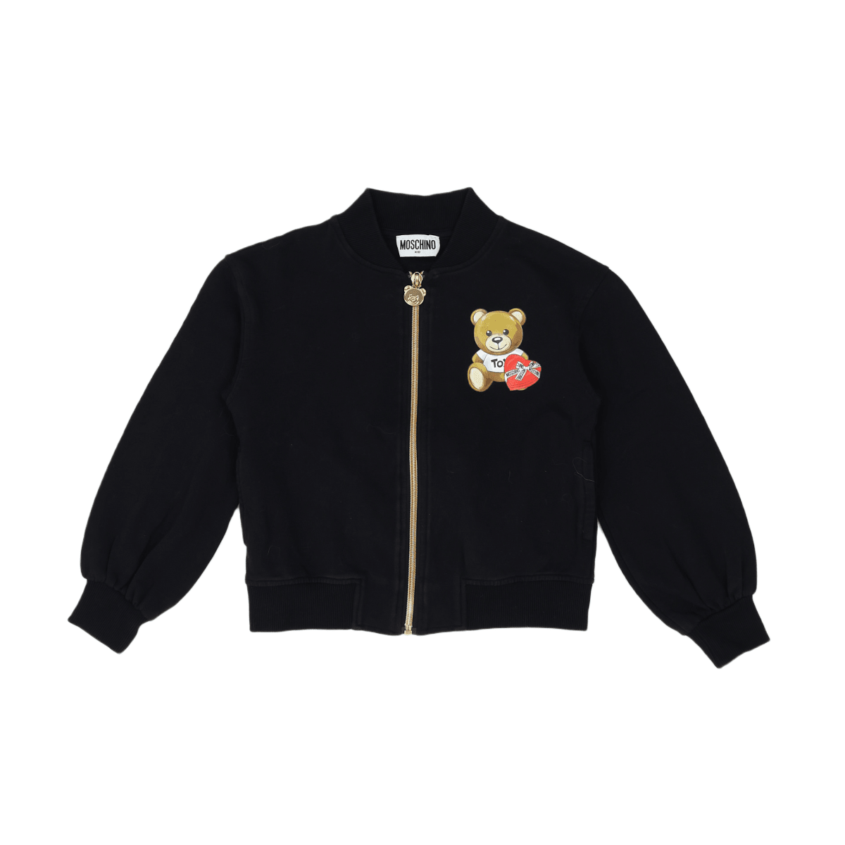 MOSCHINO - SWEATSHIRT - BLACK - 6 YEARS