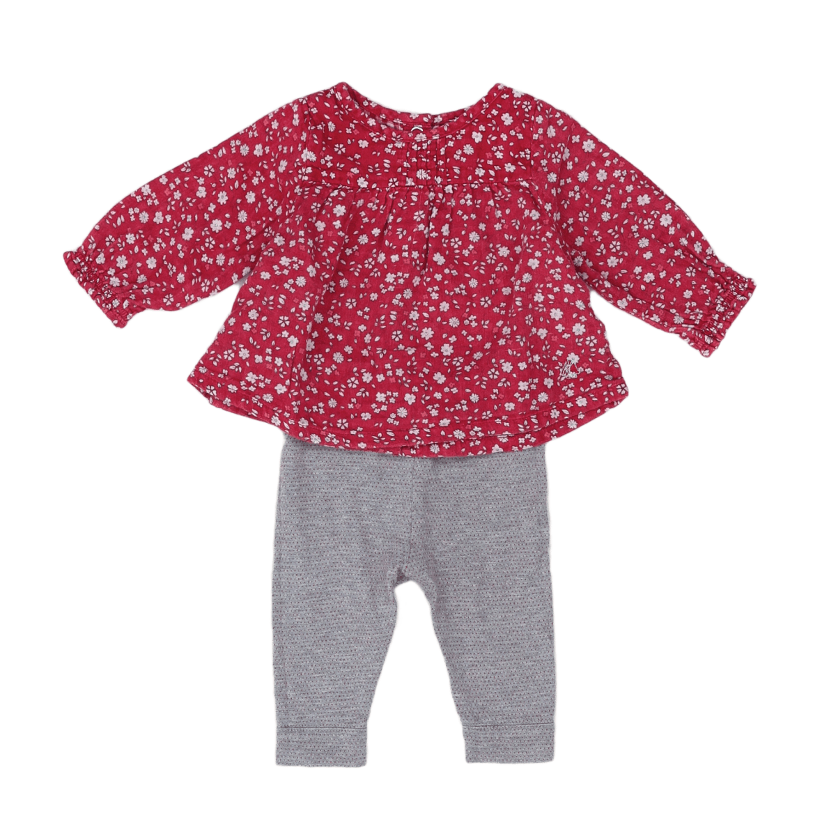 LITTLE BOAT - SET - RED, GREY - 3 MONTHS