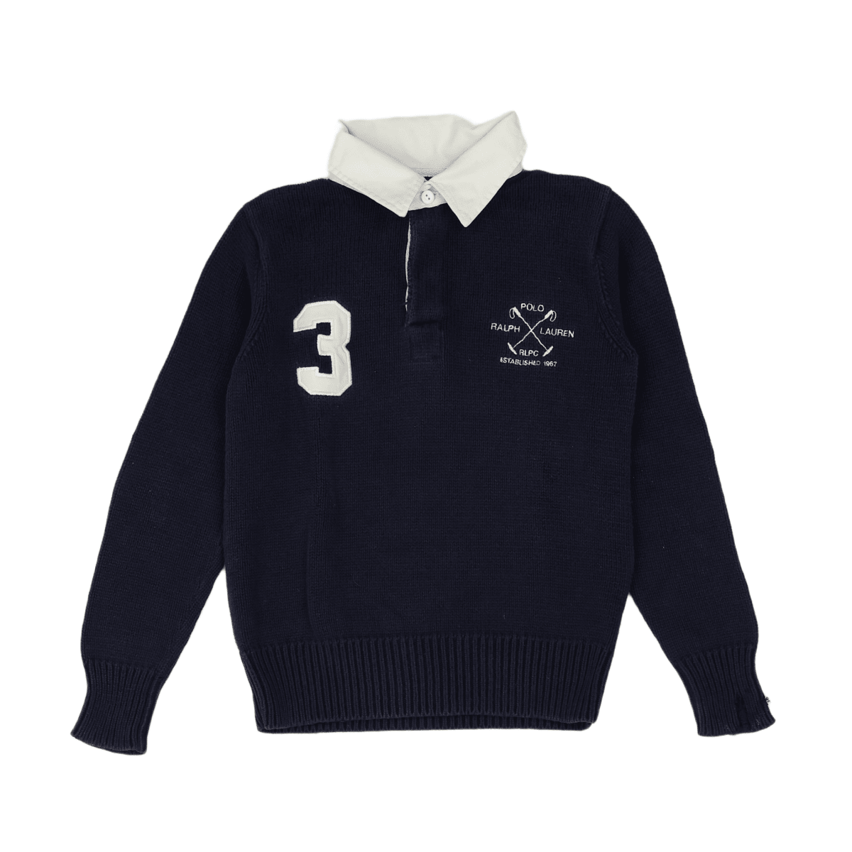 RALPH LAUREN - SWEATER - BLUE - 8 YEARS