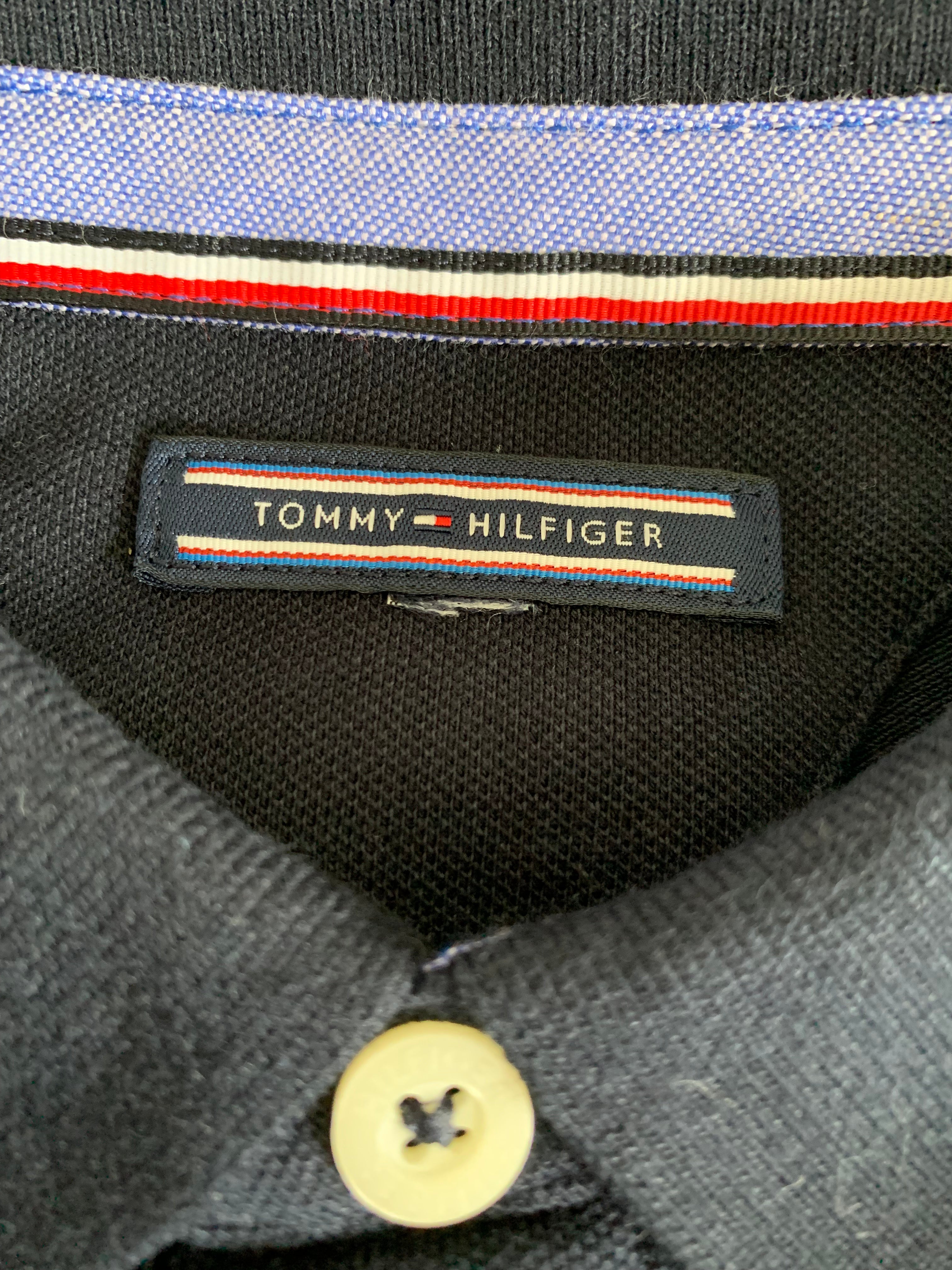 TOMMY HILFIGER - POLO - BLEU - 8 ANS