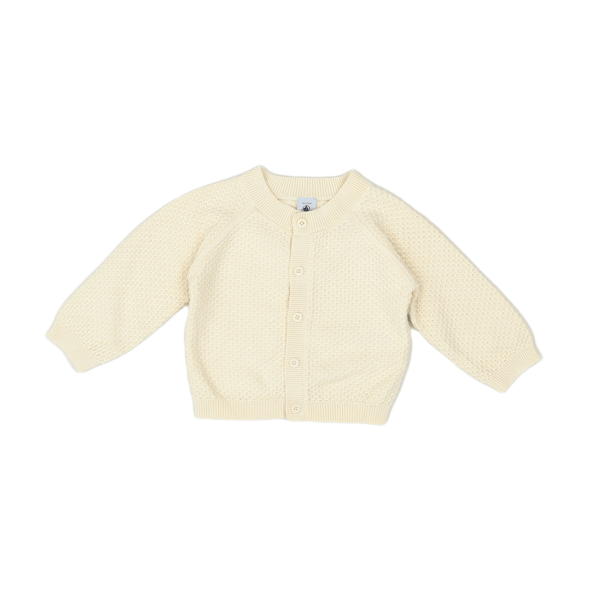 PETIT BOAT - CARDIGAN - BEIGE - 12 MONTHS