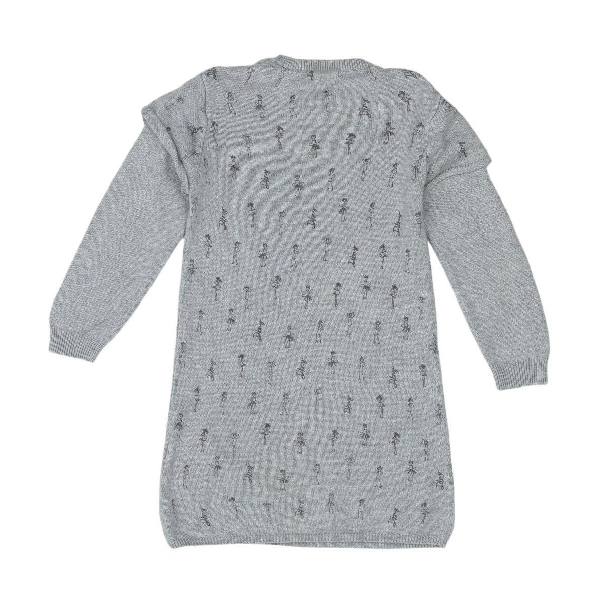 DKNY - ROBE - GRIS - 5 ANS