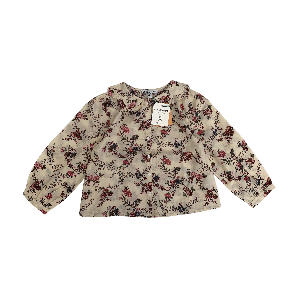 EMILE & IDA - CHEMISE - BEIGE - 6 ANS