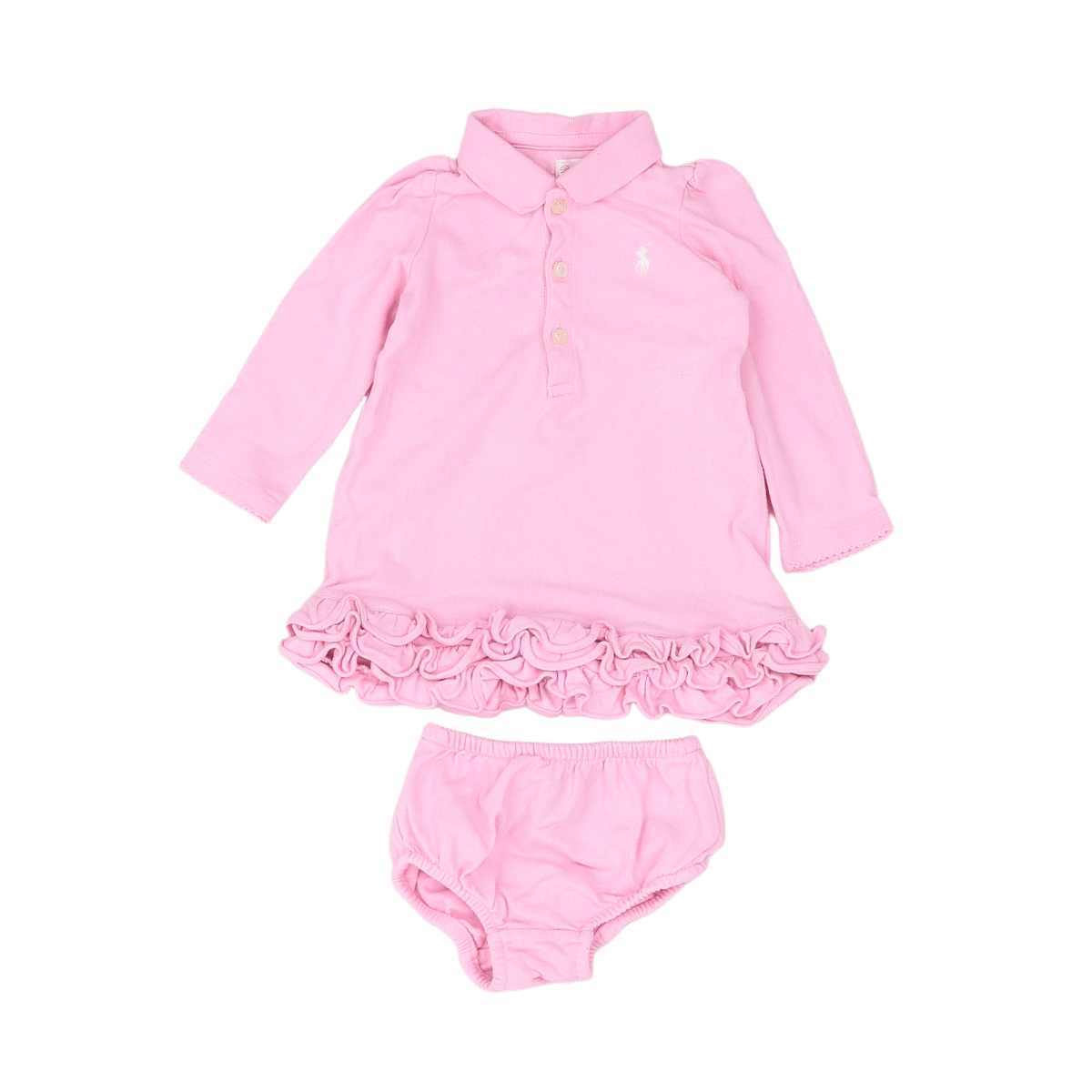 RALPH LAUREN - ROBE - ROSE - 9 MOIS