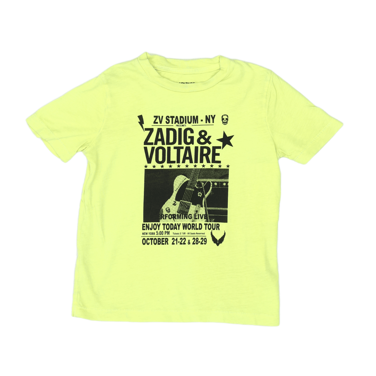 ZADIG & VOLTAIRE - T-SHIRT - GELB - 6 JAHRE