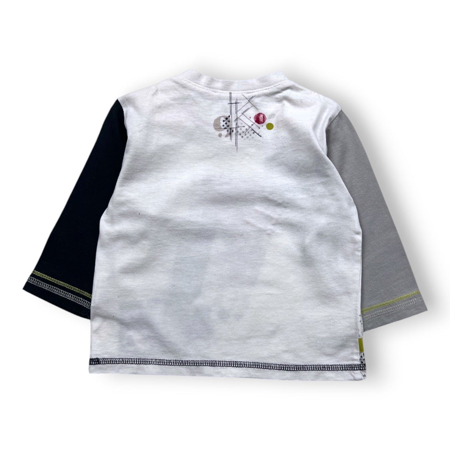 KENZO - T-SHIRT - BLANC, MULTICOLORE - 6 MOIS