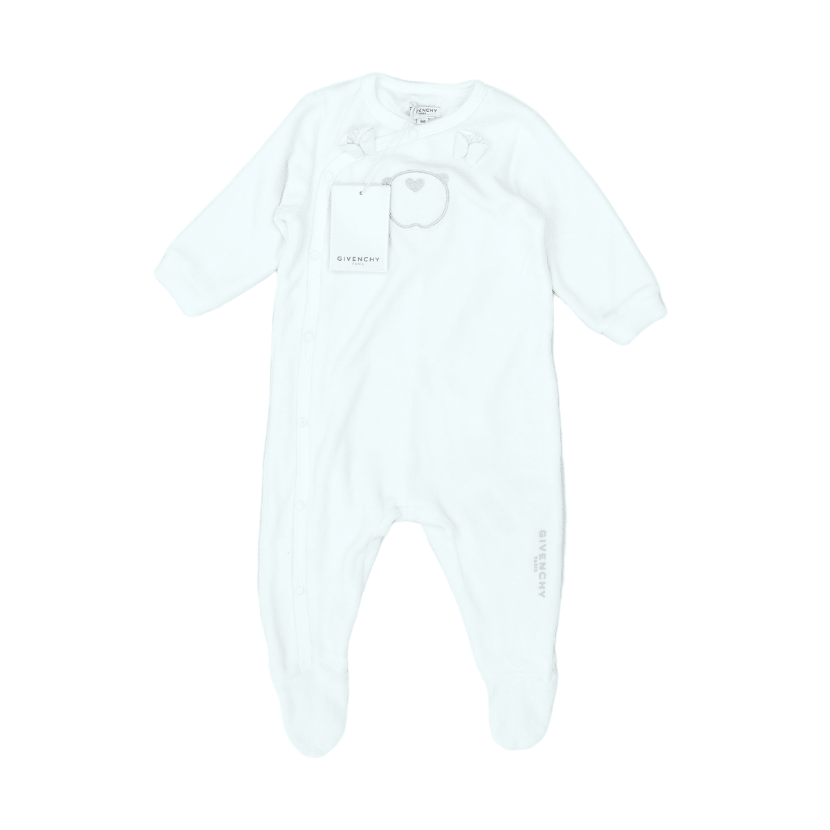 GIVENCHY - PYJAMAS - WEISS, GRAU - 6 MONATE