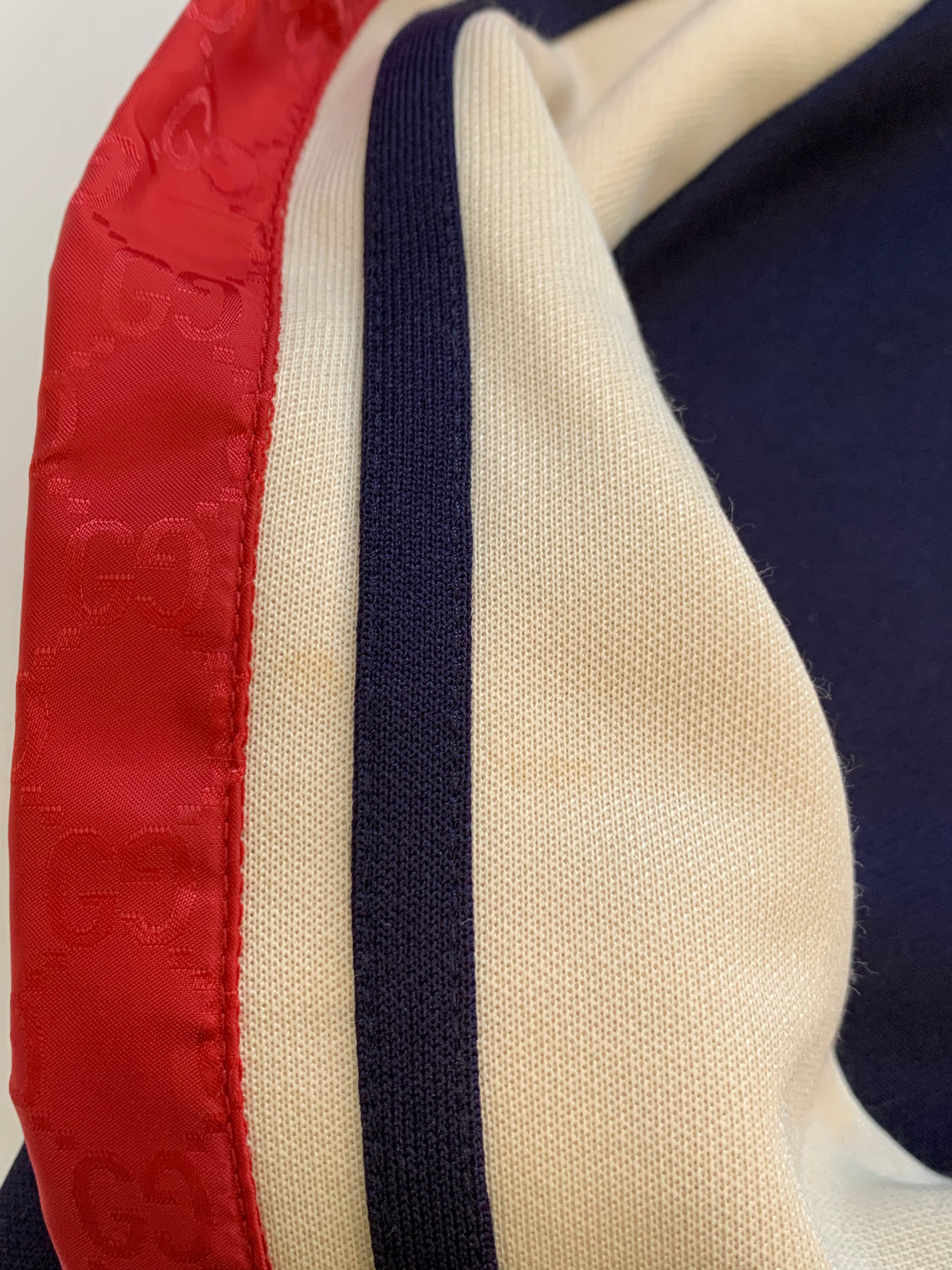 GUCCI - BOMBERJACKEN - BLAU, BEIGE - 4 JAHRE