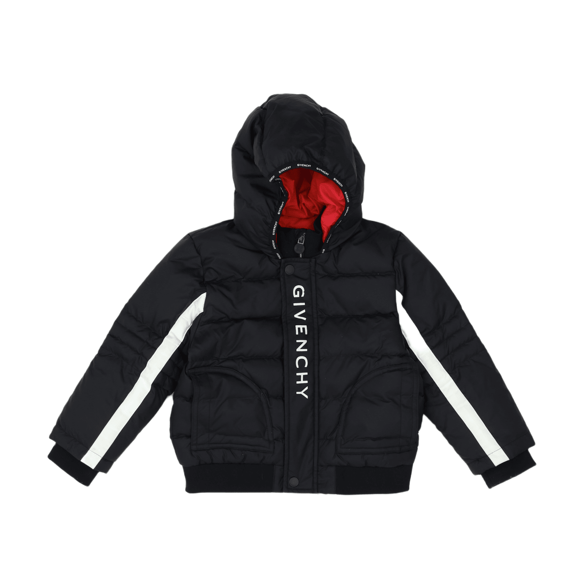 GIVENCHY - DOUDOUNE - NOIR, ROUGE - 3 ANS