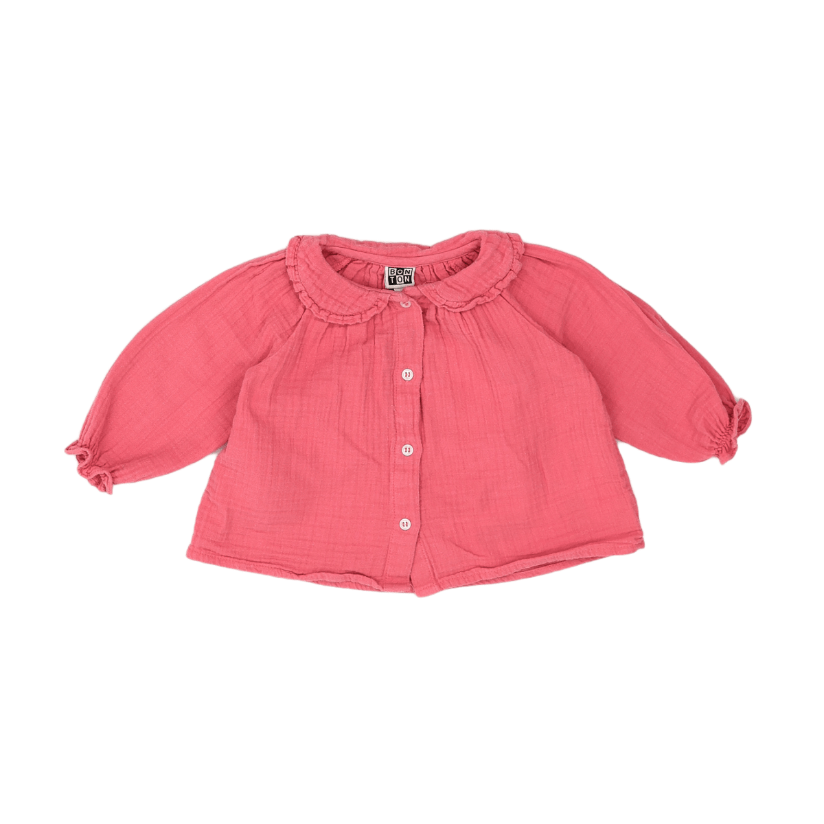 BONTON - BLOUSE - ROSE - 12 MOIS