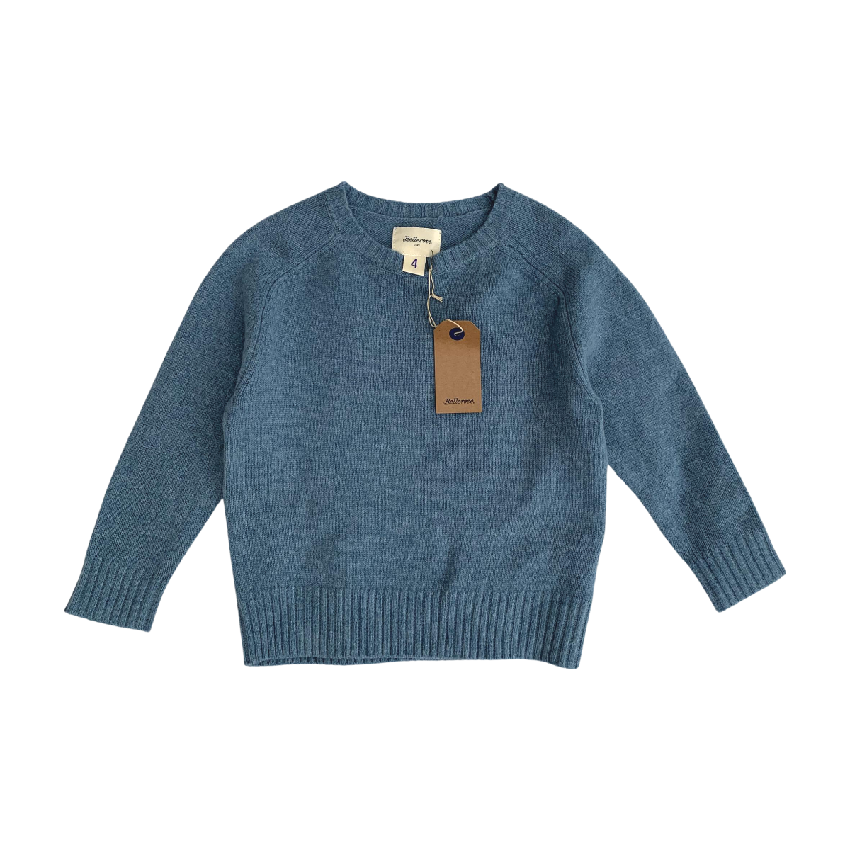 BELLEROSE - PULL - BLEU - 4 ANS