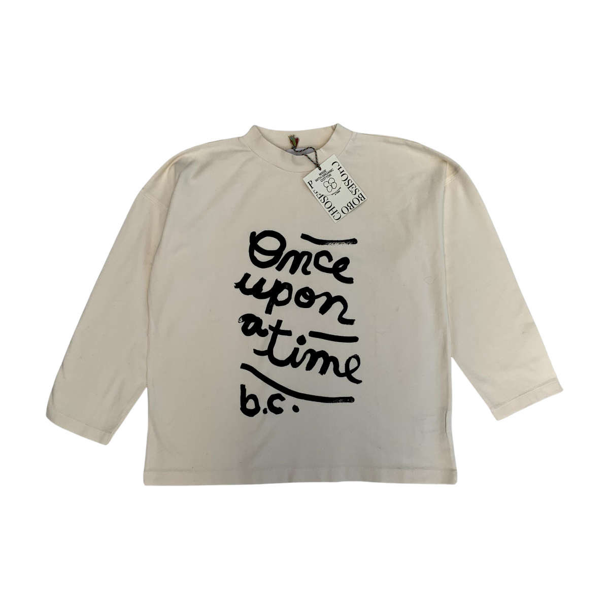 BOBO CHOSES - PULL - BEIGE - 10 ANS