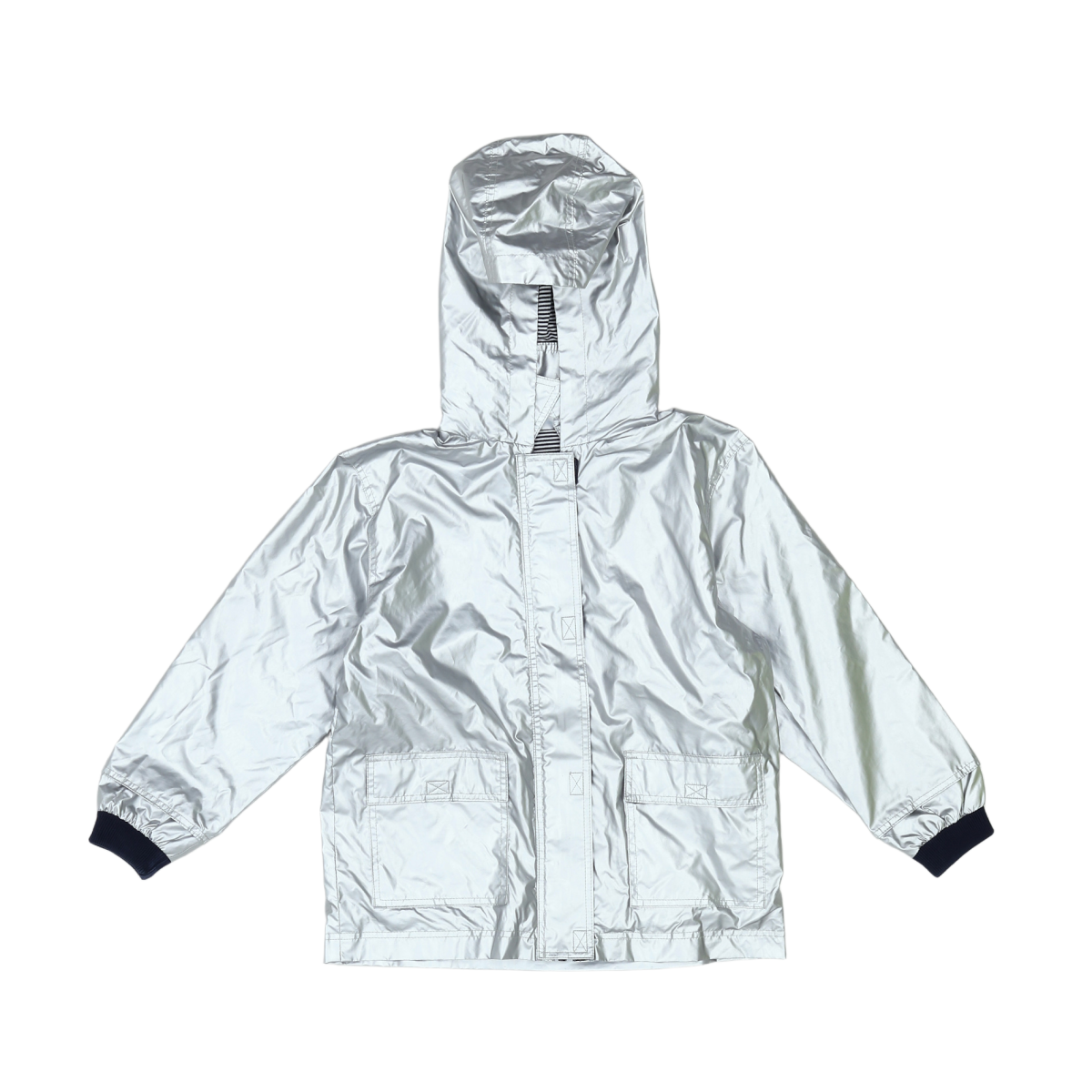PETIT BATEAU - IMPERMÉABLE - ARGENTÉ - 5 ANS