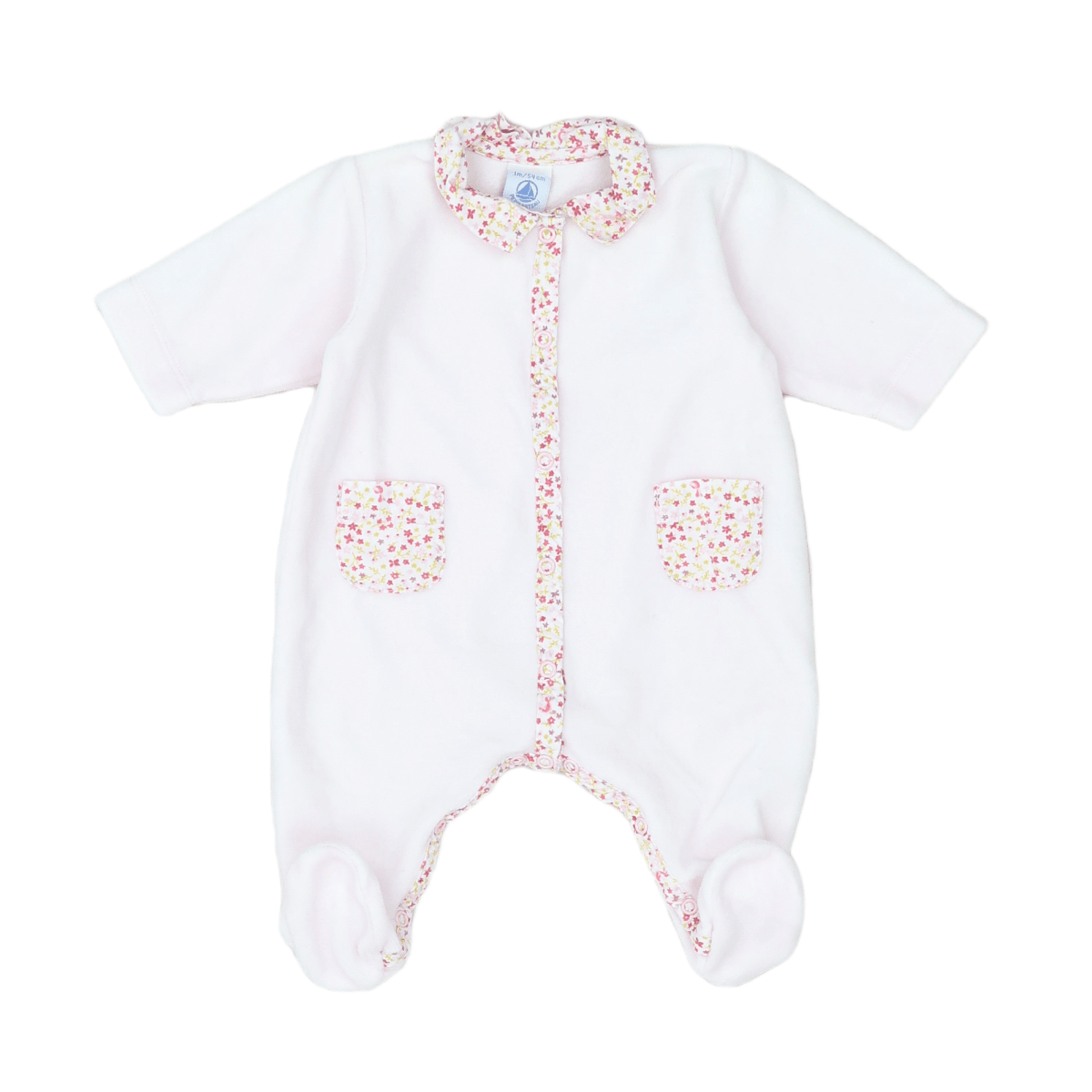 LITTLE BOAT - PAJAMAS - PINK - 1 MONTH