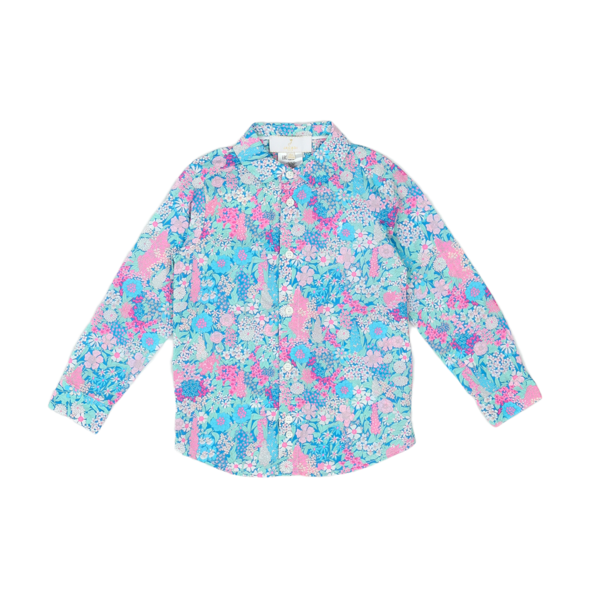 JACADI - CHEMISE - BLEU, ROSE - 4 ANS