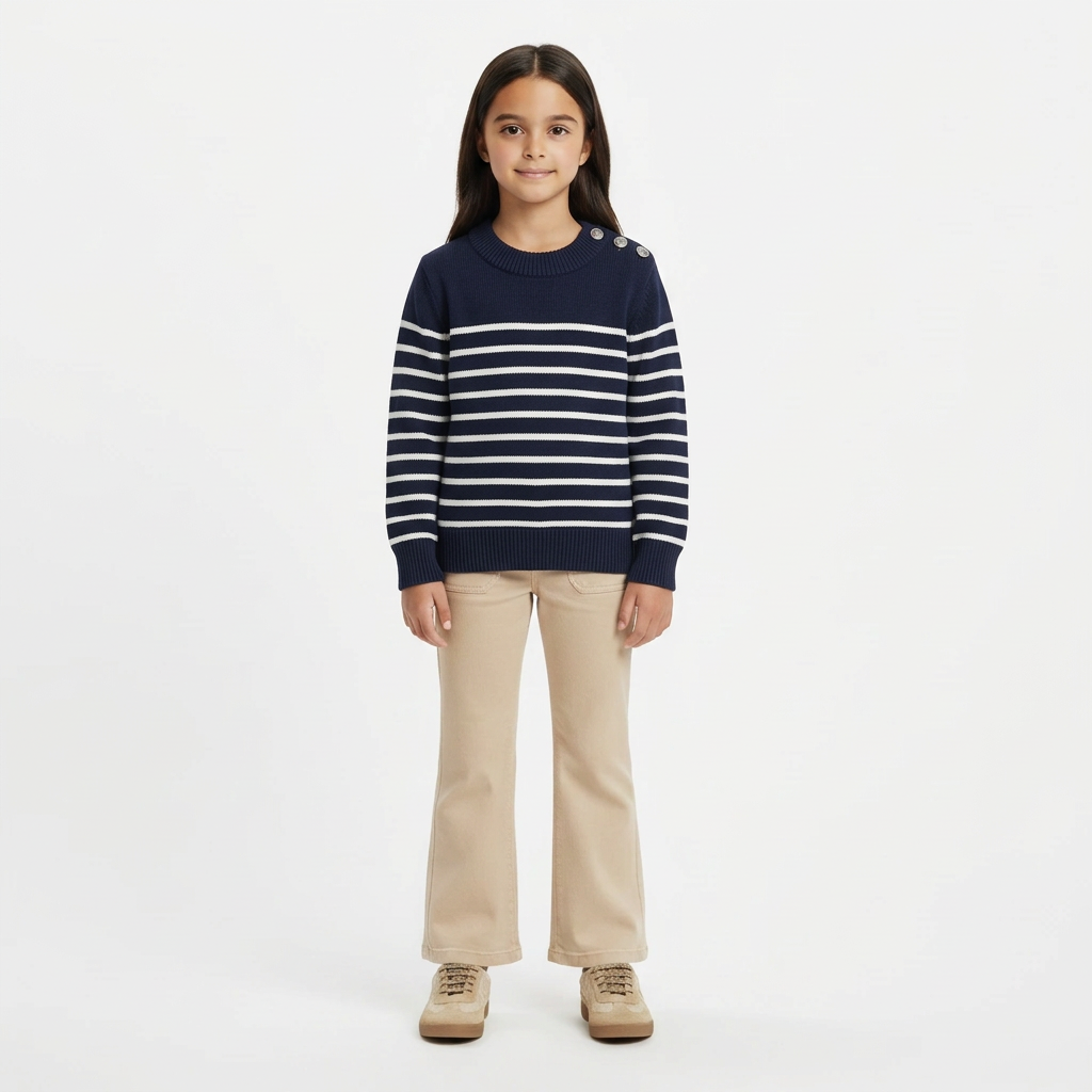 PETIT BATEAU - PULL - BLEU - 4 ANS