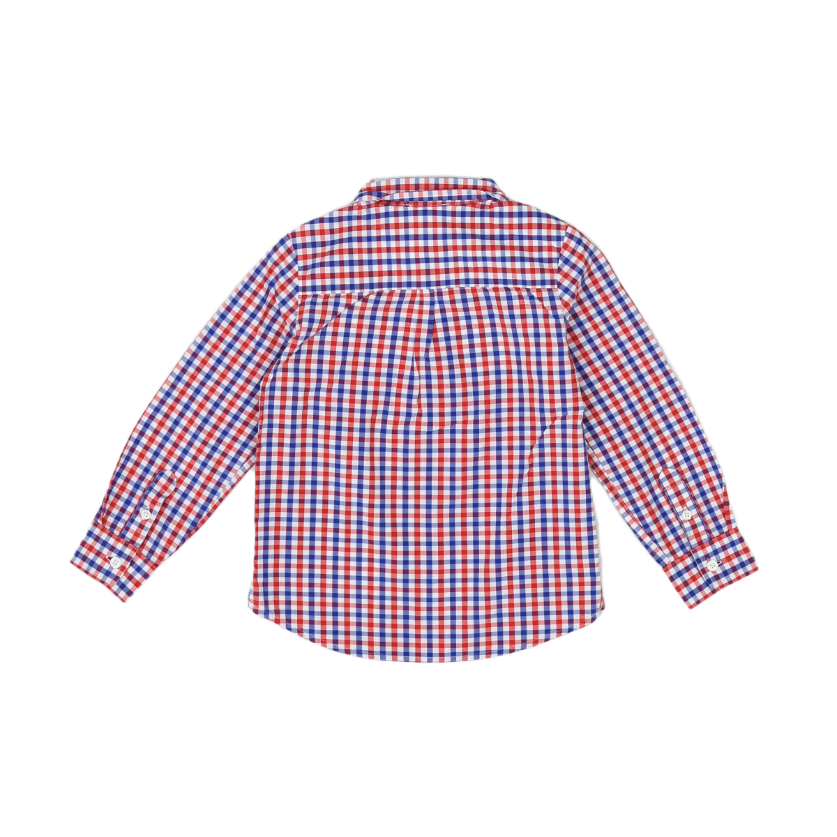 JACADI - CHEMISE - ROUGE, BLEU - 4 ANS