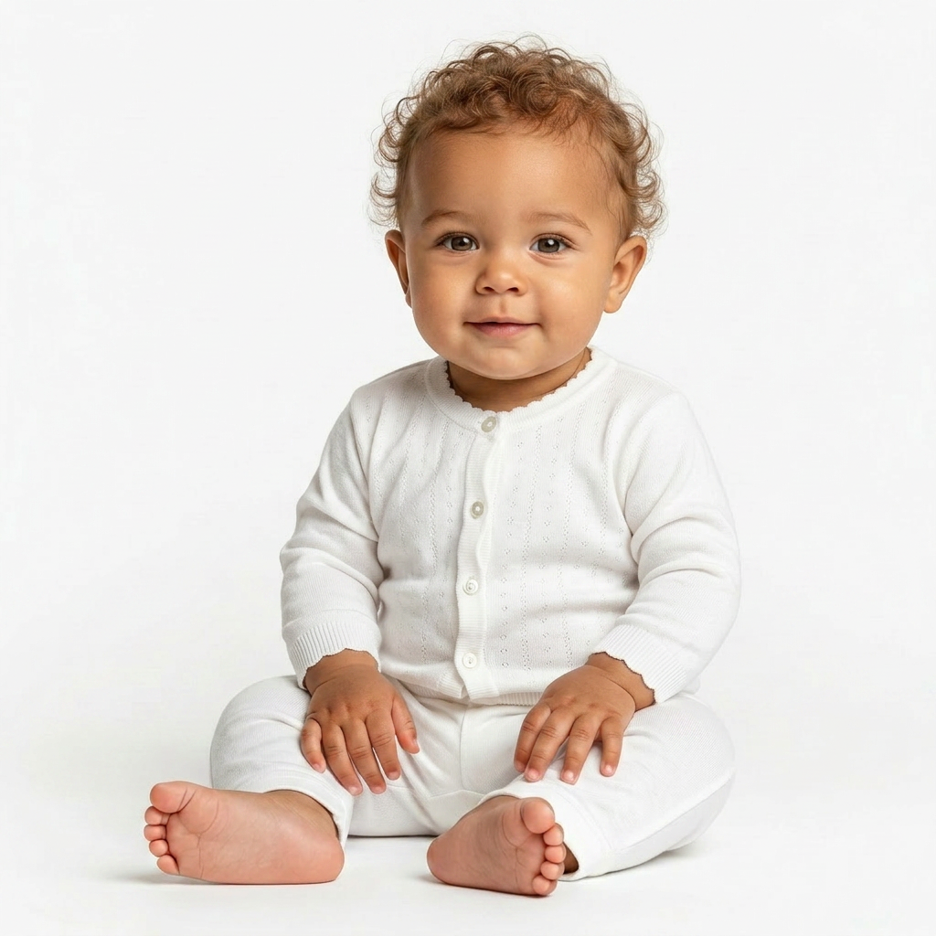 LILI GAUFRETTE - CARDIGAN - BLANC - 6 MOIS