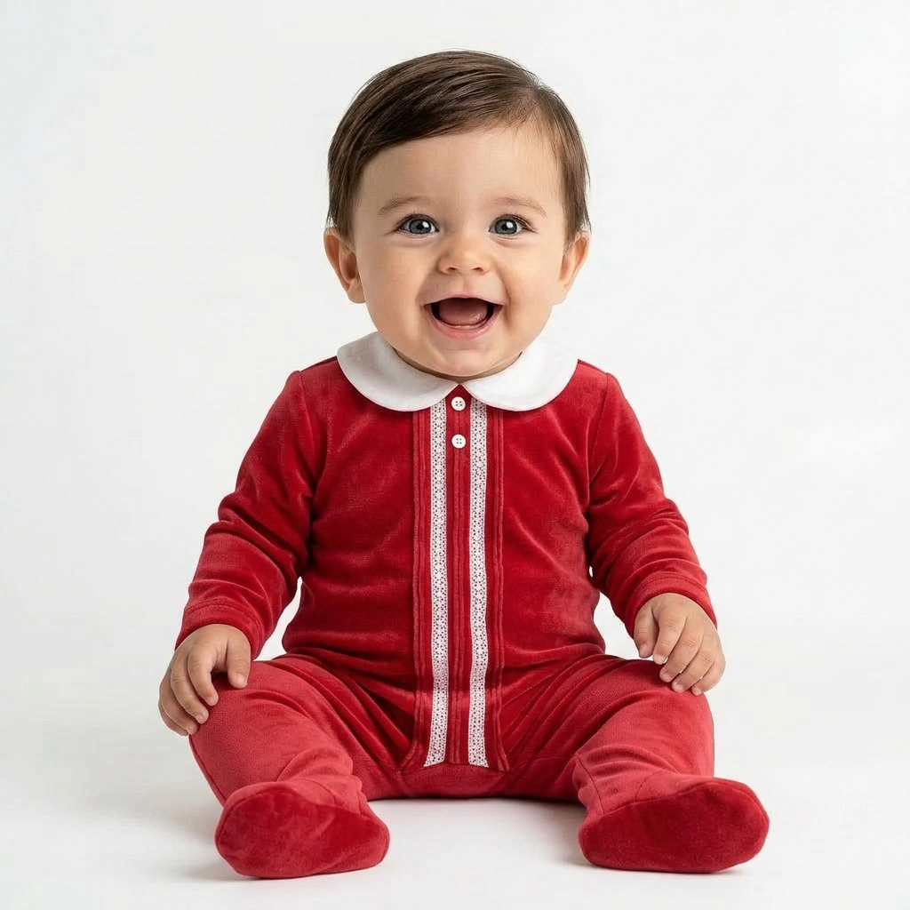 PAZ RODRIGUEZ - PYJAMA - ROUGE - 9 MOIS