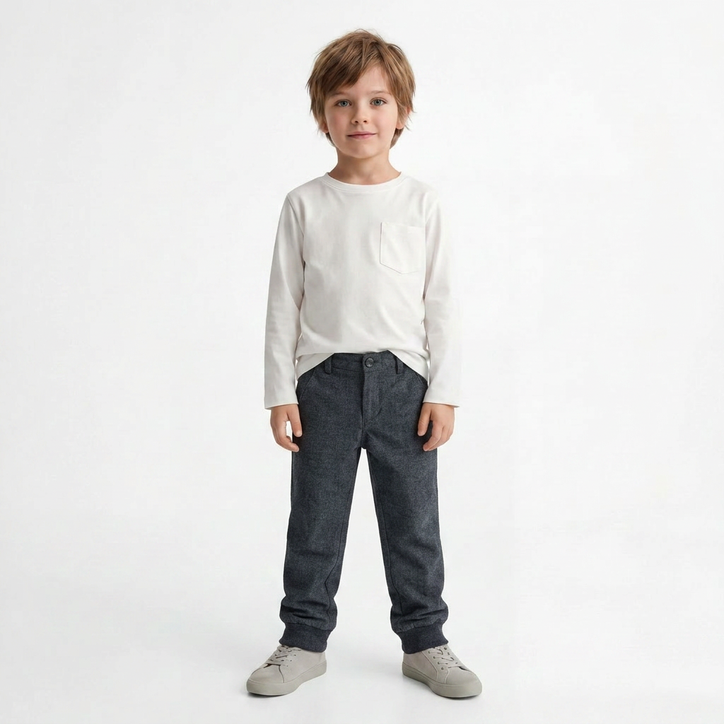 IL GUFO - PANTALON - GRIS - 6 ANS