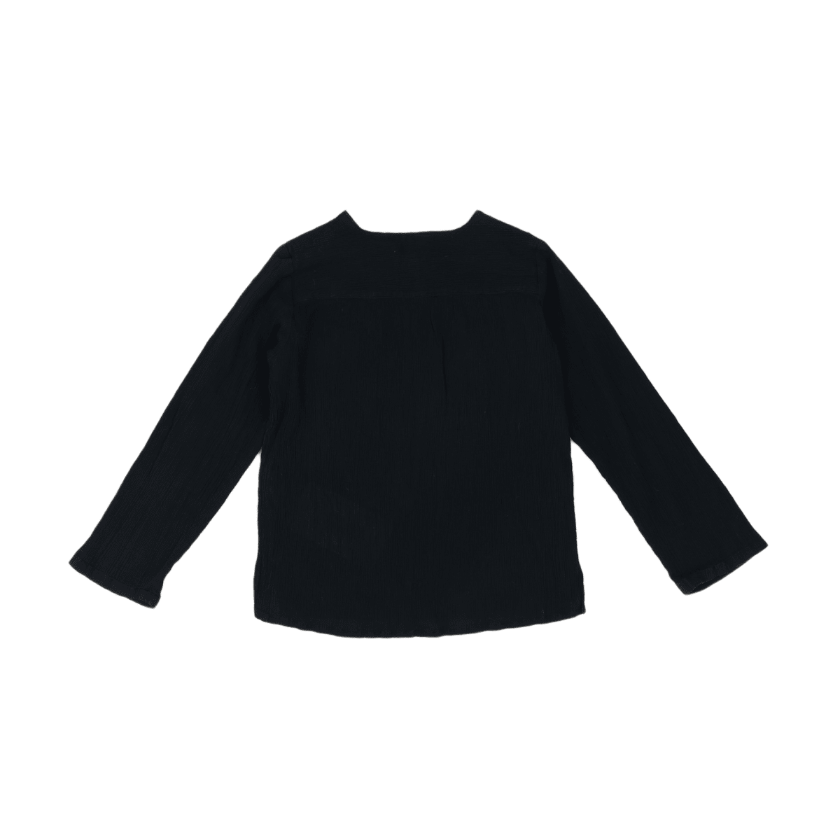 BONTON - SHIRT - BLACK - 6 YEARS