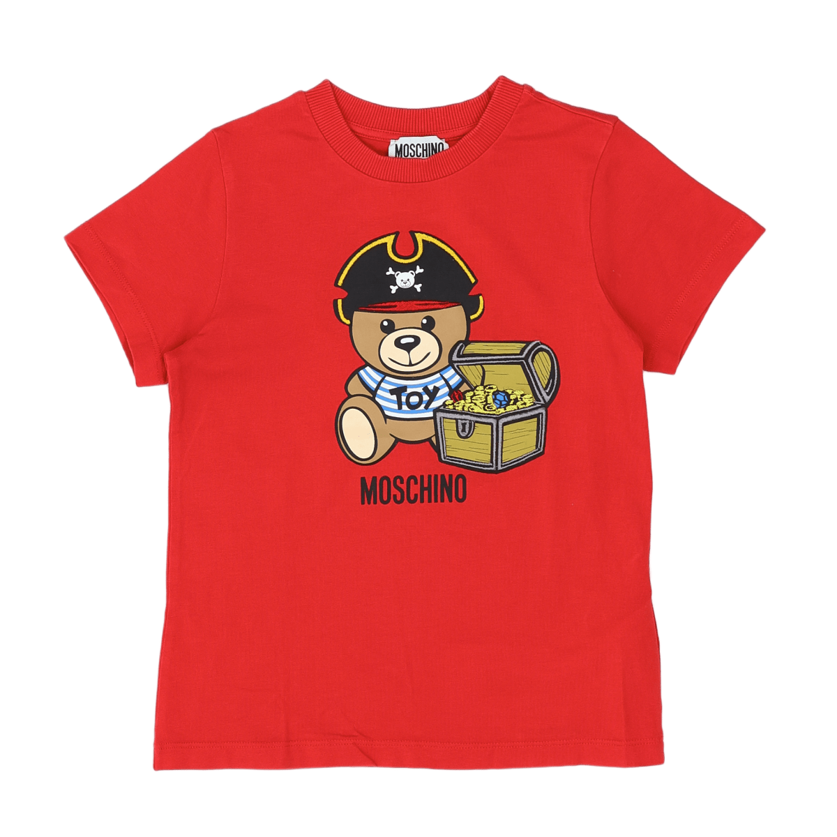 MOSCHINO - T-SHIRT - ROUGE - 6 ANS