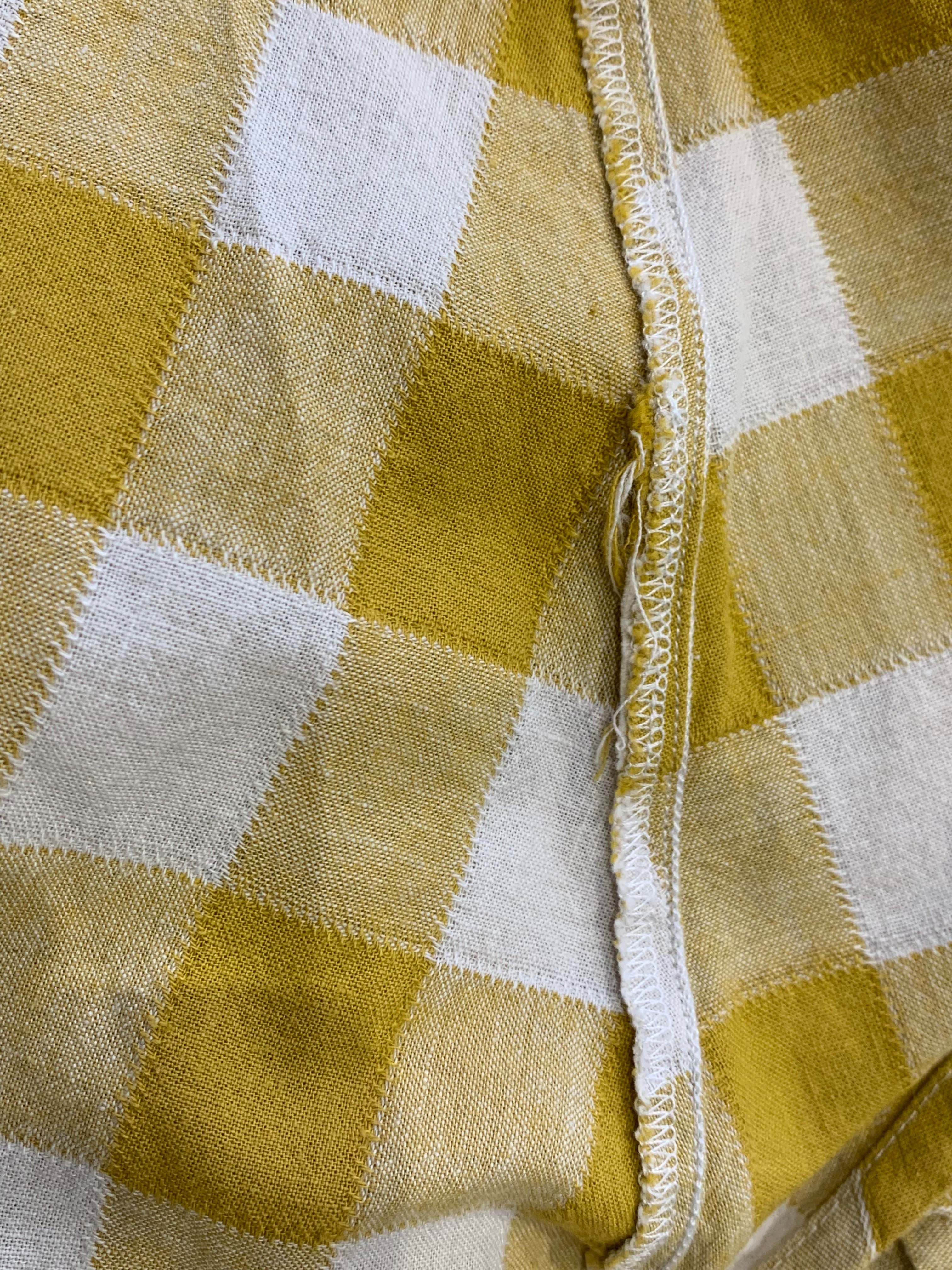 CYRILLUS - ROBE - JAUNE, BLANC - 6 ANS