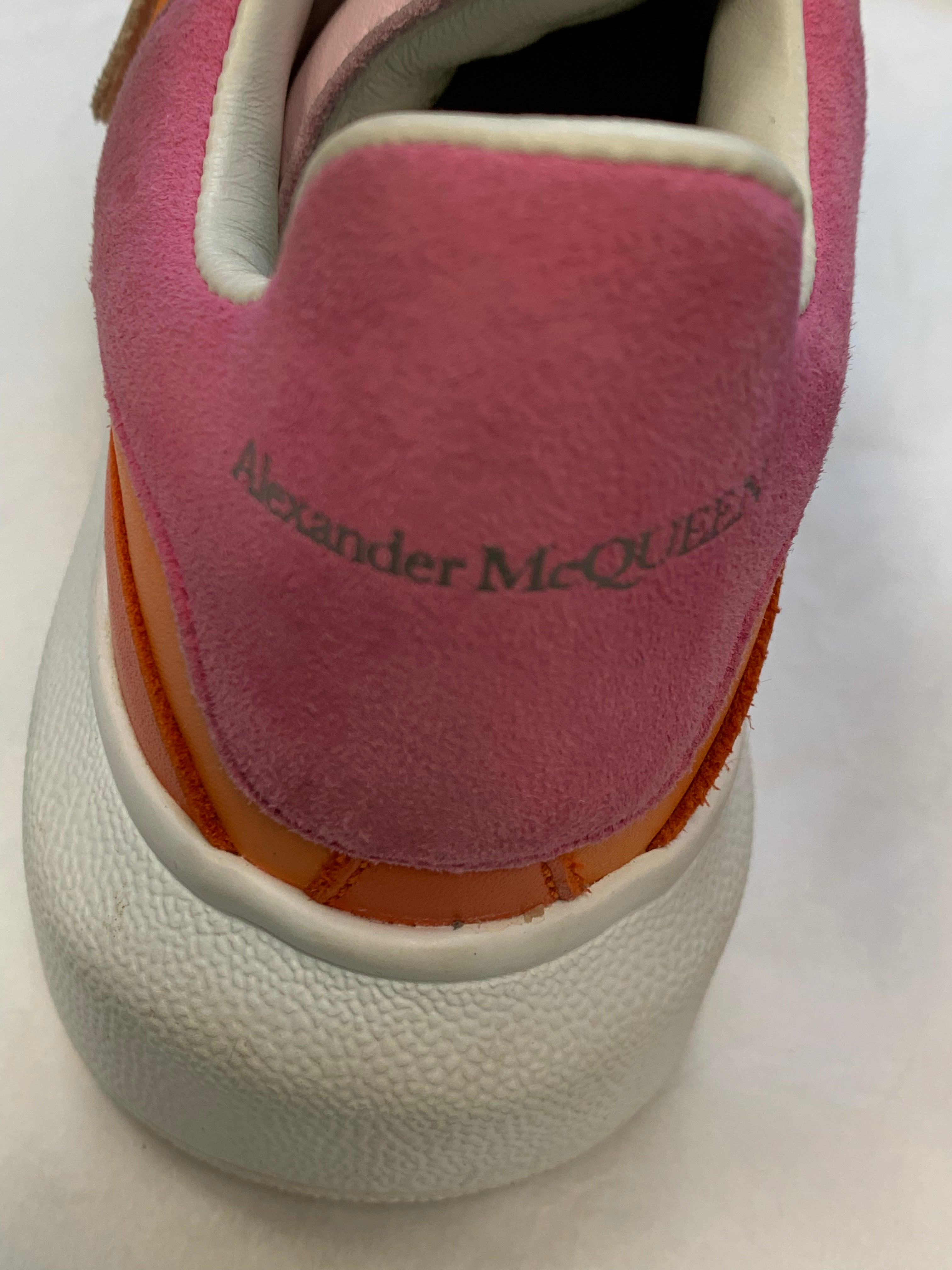 ALEXANDER MCQUEEN - BASKETS - BEIGE, ORANGE - 26