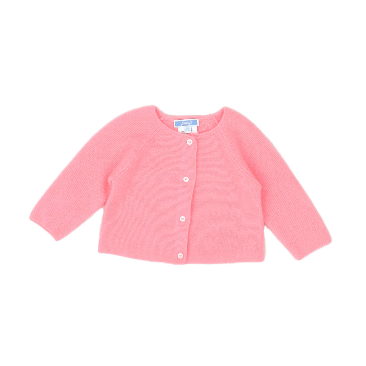 JACADI - CARDIGAN - PINK - 6 MONTHS