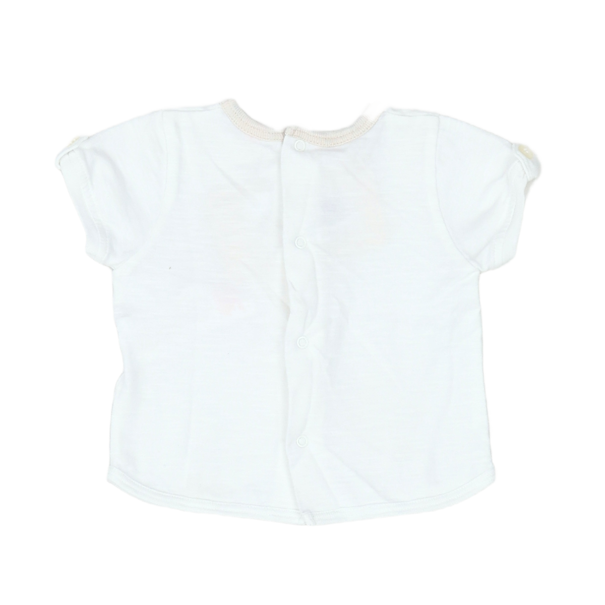 BURBERRY - T-SHIRT - BLANC - 3 MOIS
