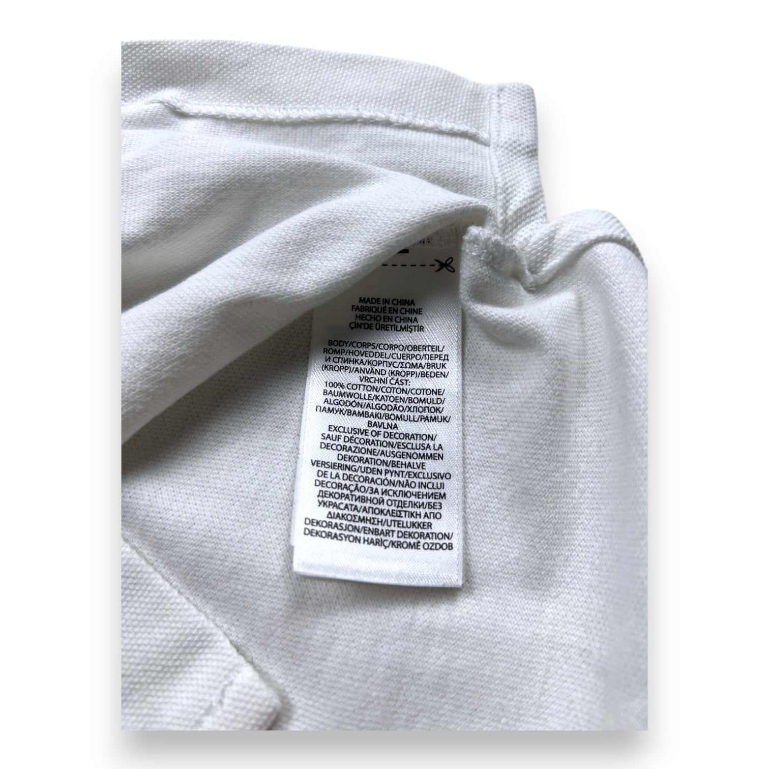 RALPH LAUREN - POLO SHIRT - WHITE - 5 YEARS