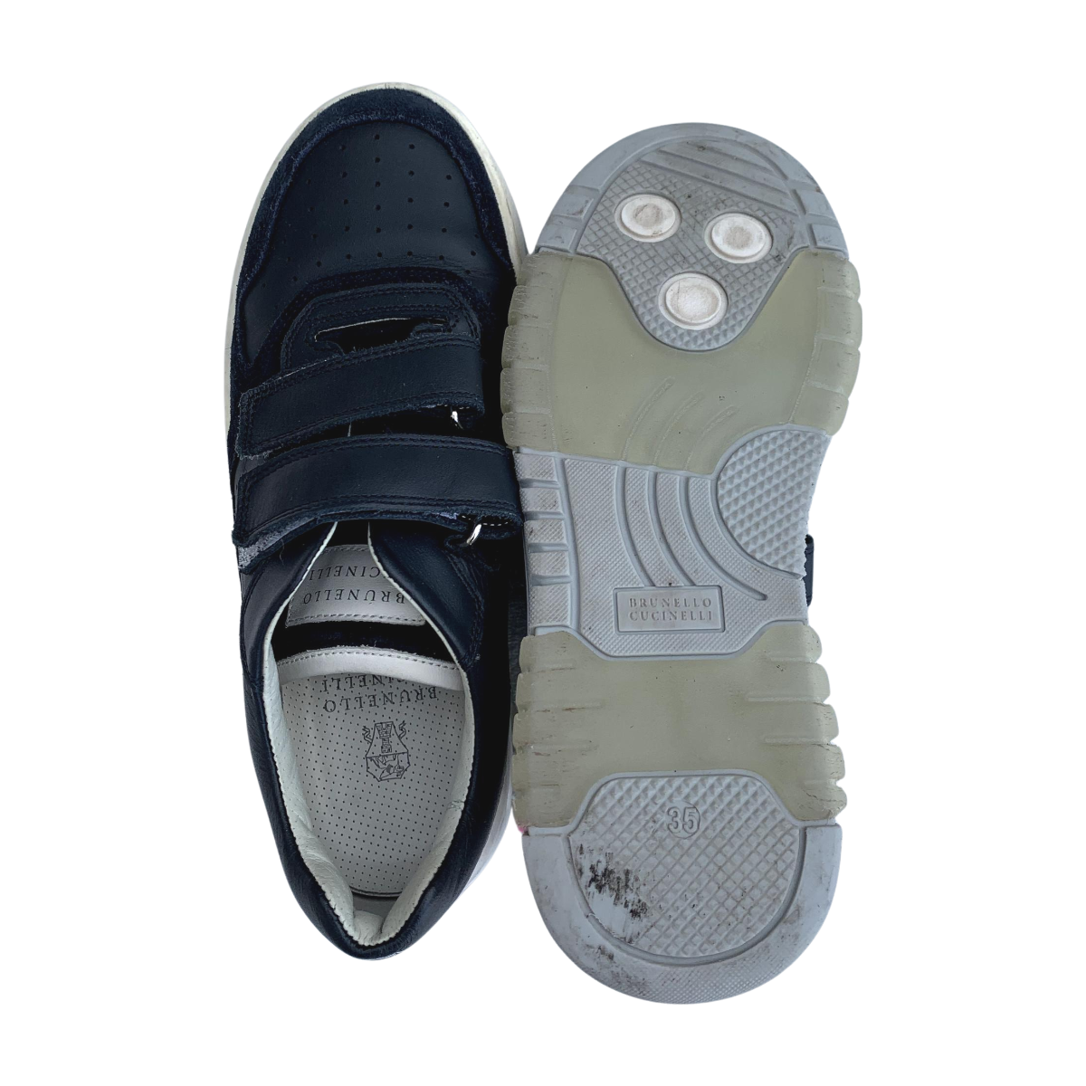 BRUNELLO CUCINELLI - BASKETS - BLEU - 35