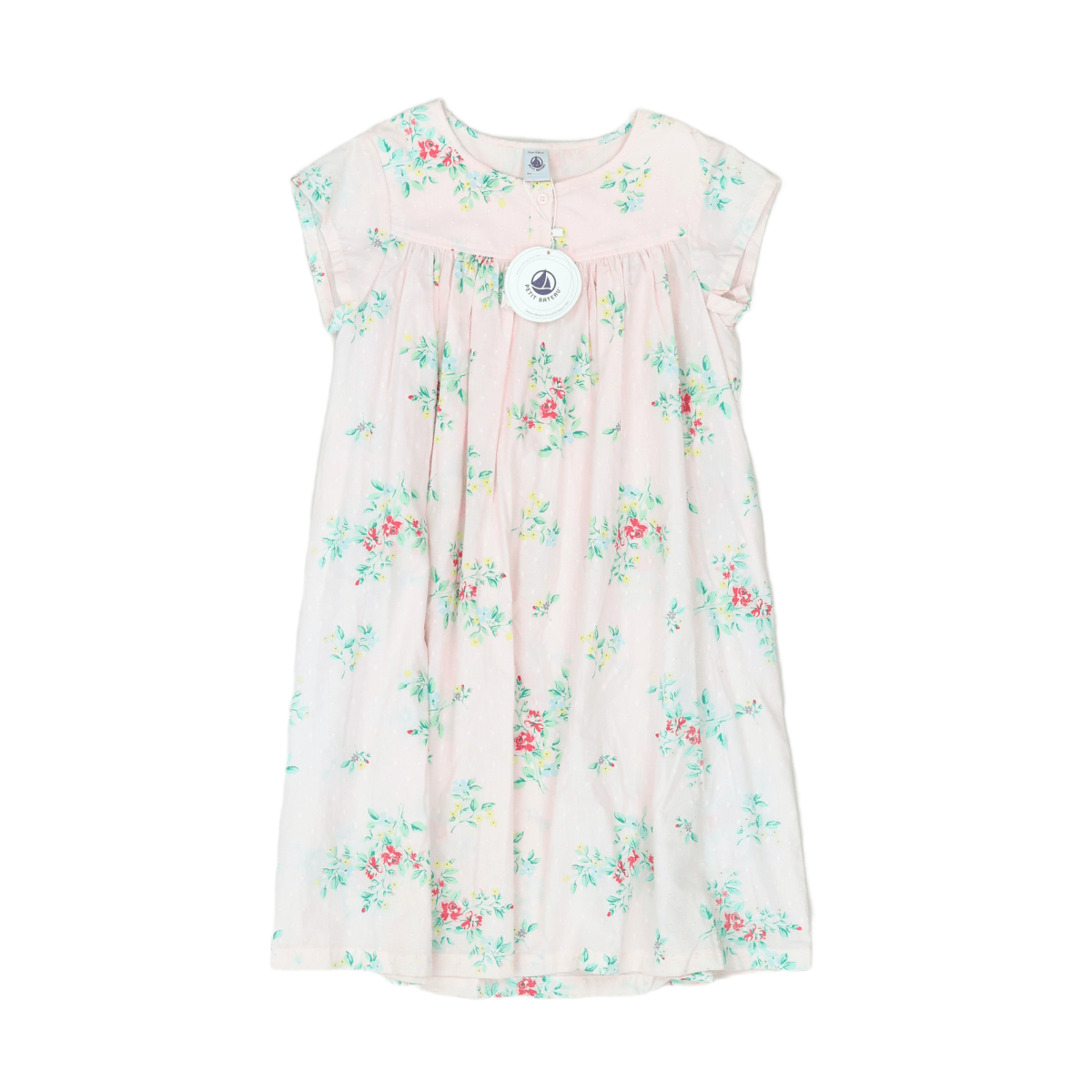 PETIT BATEAU - KLEID - WEISS - 10 JAHRE