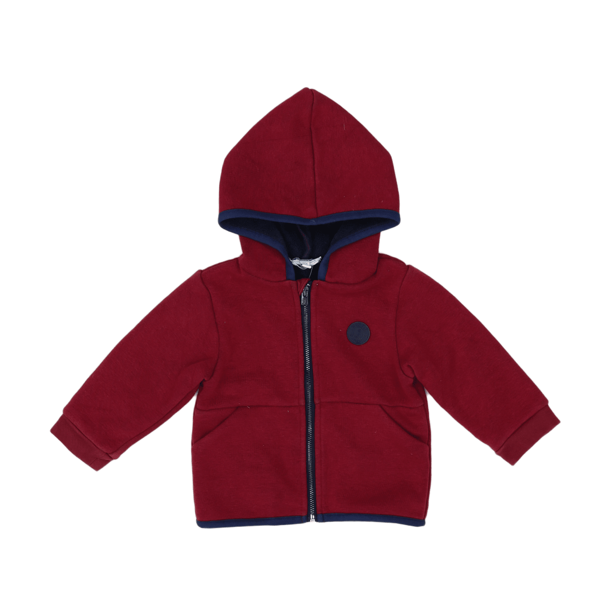 JACADI - STRICKJACKE - ROT, BLAU - 12 MONATE