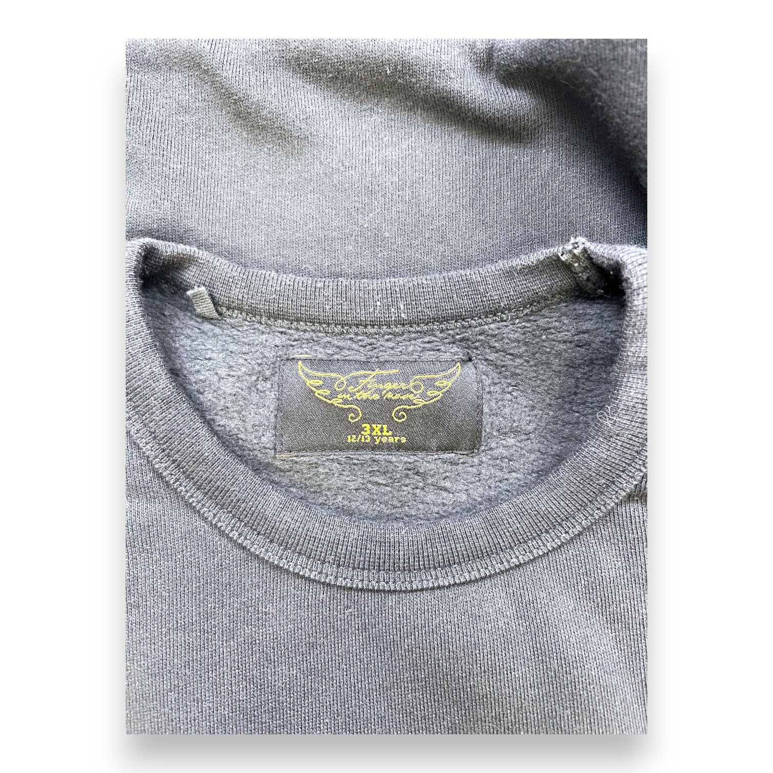 FINGER IN THE NOSE - SWEATSHIRT - GRAY - 12 YEARS