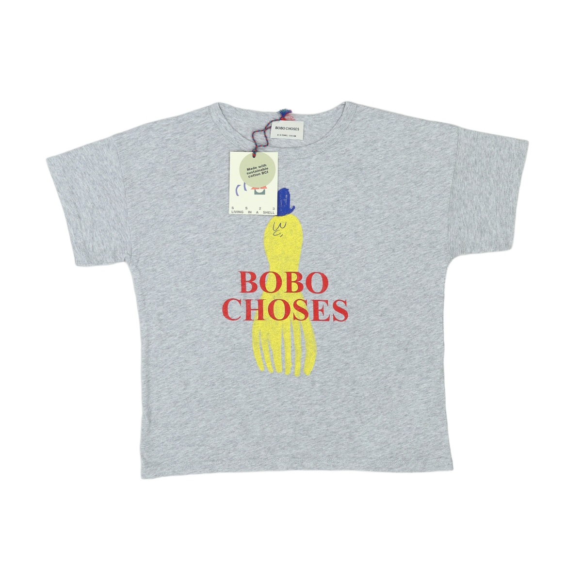 BOBO CHOSES - T-SHIRT - GRIS - 8 ANS