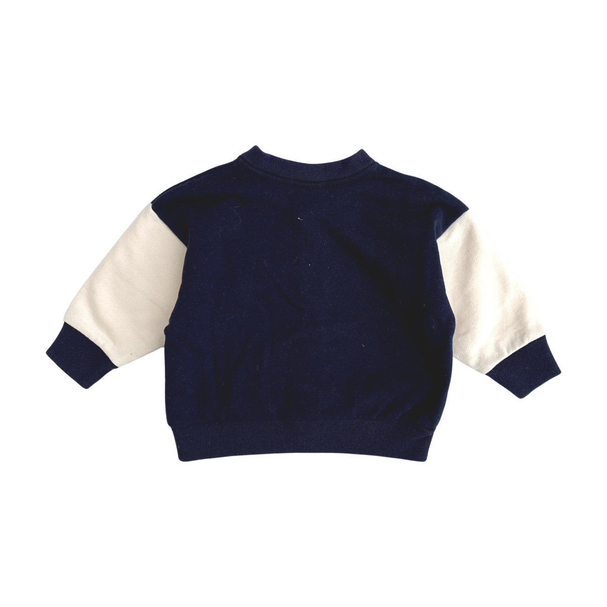 PETIT BATEAU - VESTE - BLEU, BEIGE - 6 MOIS