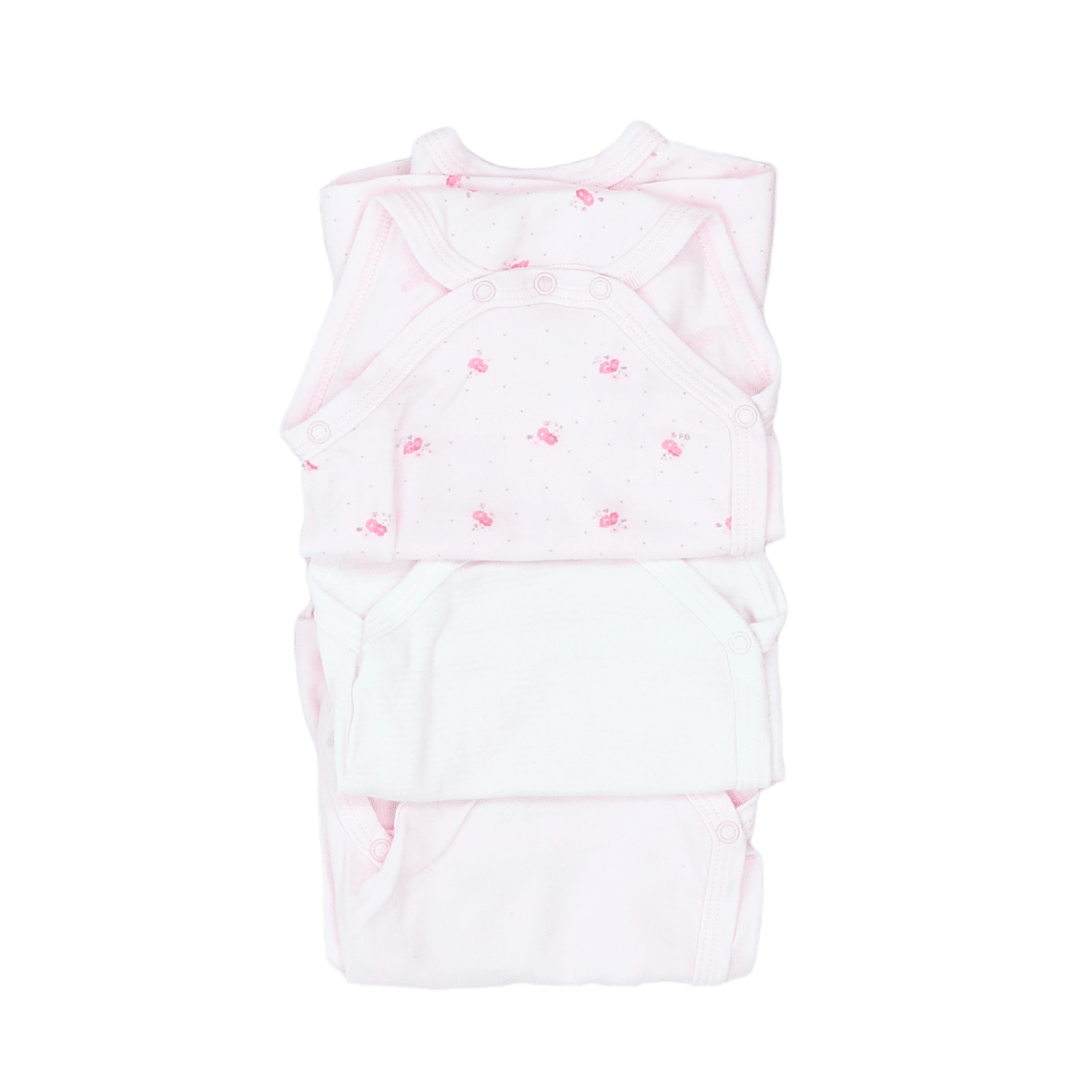 KLEINES BOOT - SET - ROSA, WEISS - 1 MONAT