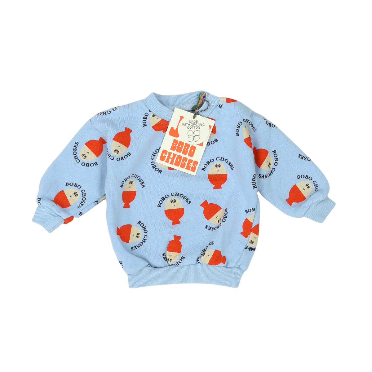 BOBO CHOSES - SWEAT - BLEU - 6 MOIS