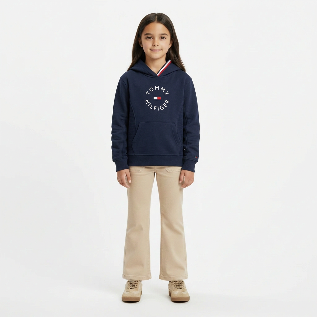 TOMMY HILFIGER - SWEAT - BLEU - 5 ANS