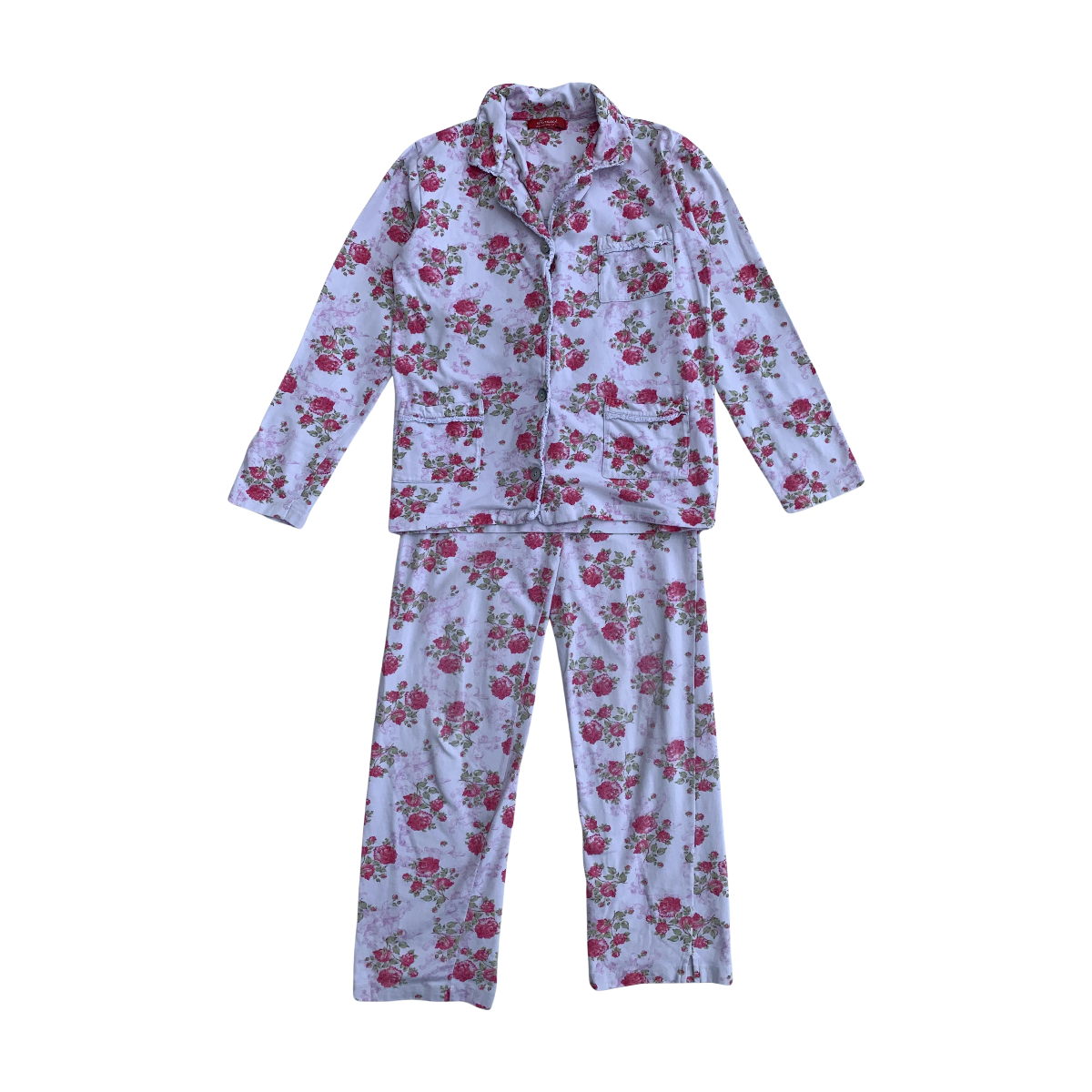 HANSSOP - PYJAMA - BLANC, ROSE - 9 ANS