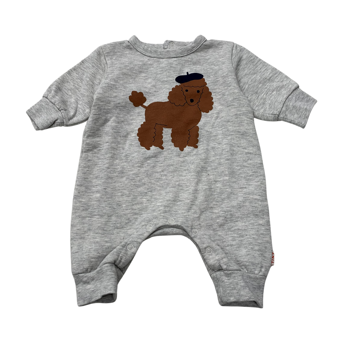 TINYCOTTONS - PYJAMA - GRIS - 6 MOIS