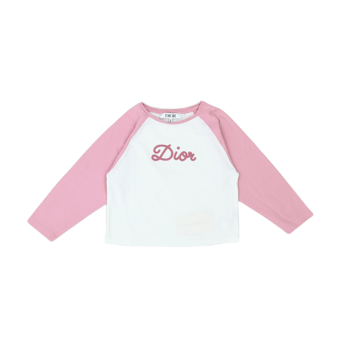 DIOR - T-SHIRT - BLANC, ROSE - 6 ANS