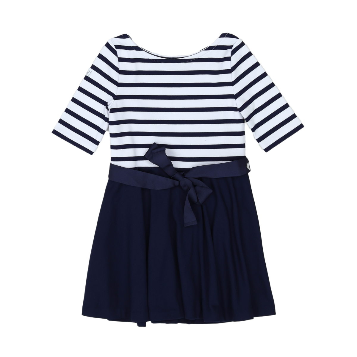 RALPH LAUREN - ROBE - BLEU, BLANC - 4 ANS
