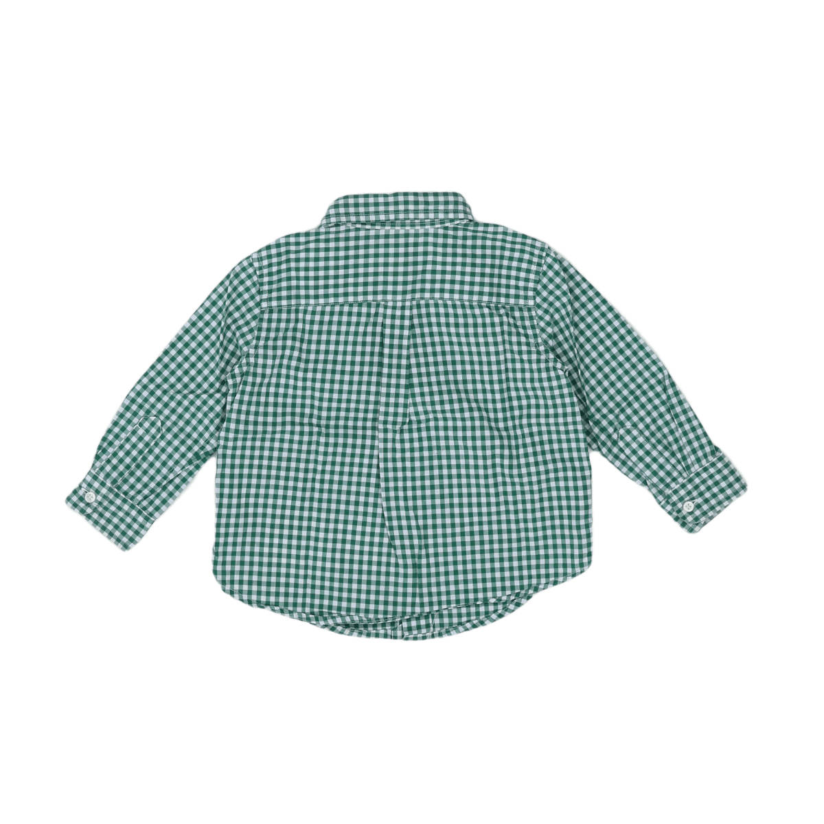 RALPH LAUREN - HEMD - GRÜN, WEIß - 18 MONATE