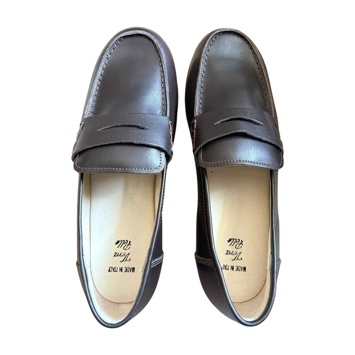 VERA PELLE MONACO - DERBIES - MARRON - 36
