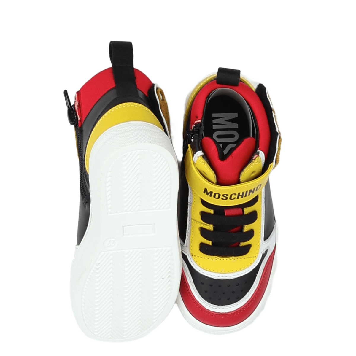 MOSCHINO - SNEAKERS - BLACK, YELLOW - 27