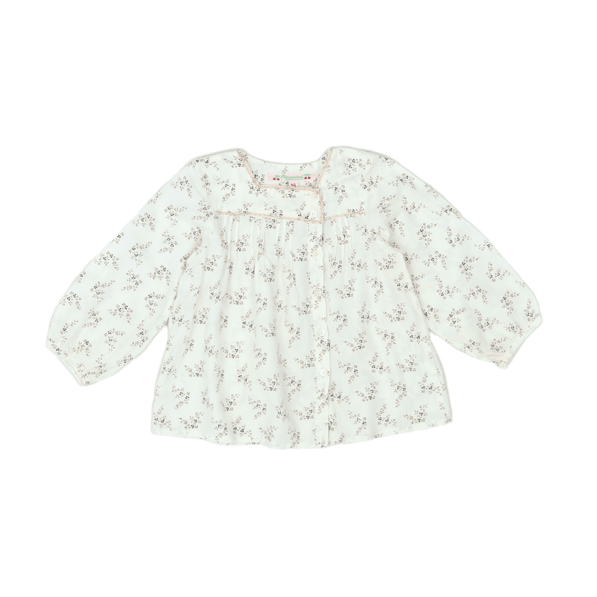 BONPOINT - HEMD - WEIß, BEIGE - 18 MONATE